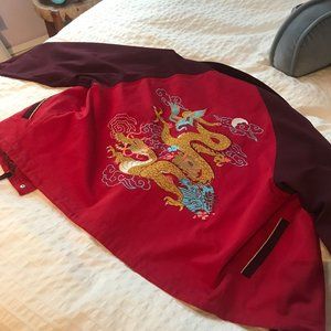 Urban Outfitters Silence + Noise Red Dragon Jacket